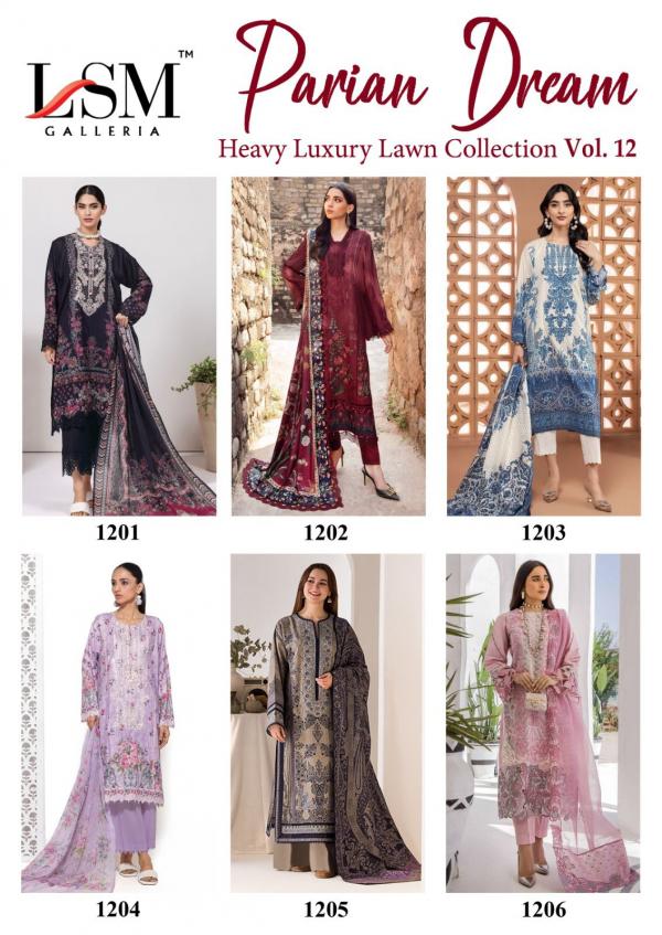 LSM Parian Dream Vol-12 – Karachi Dress Material